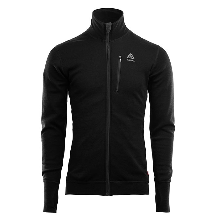 Aclima Doublewool Jacket Herre Mænd Black- Trøjer