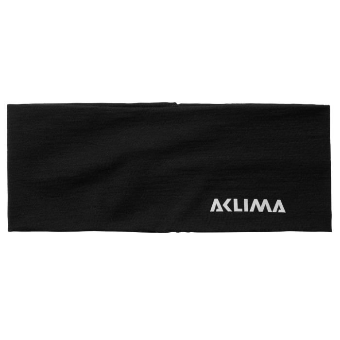 Aclima Lightwool Headband   Pandebånd  Jet Sort-  Pandebånd