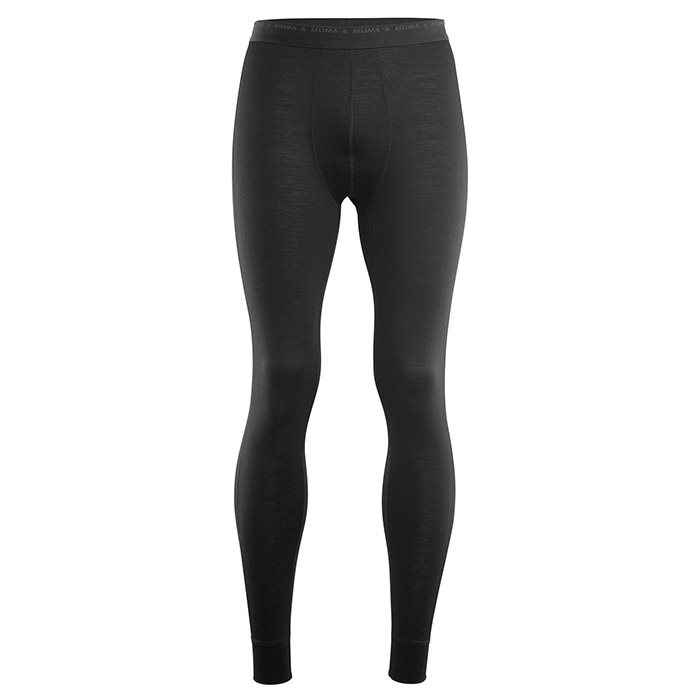 Aclima Lightwool Long Pants Man  Sort-  Undertøj