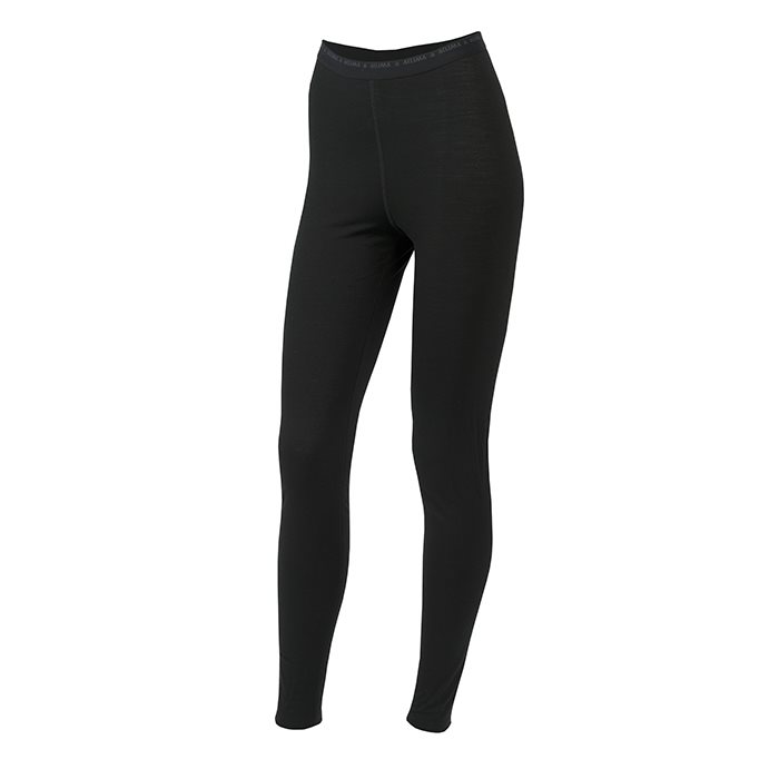 Aclima Lightwool Long Pants Woman  Sort-   Undertøj