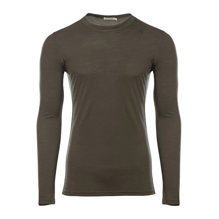 Aclima Lightwool Undershirt Long Sleeve Man Tarmac- Aclima