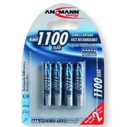 Ansmann Genopladelig Batterier Aaa