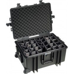 Outdoor Cases   Outdoor Cases Type 6800 Blk Rpd  Divider System  Kuffert