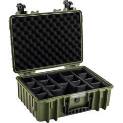 Outdoor Cases   Outdoor Cases Type 5000   Bronze Green  Divider System  Kuffert