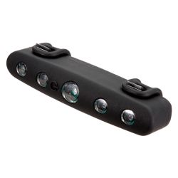 Baglygte Mixbike   5led   Batteri Sort Cykellygte