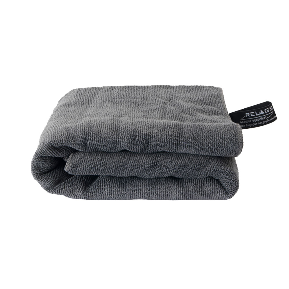 Basicnature Microfiber Håndklæde Grå 120   60