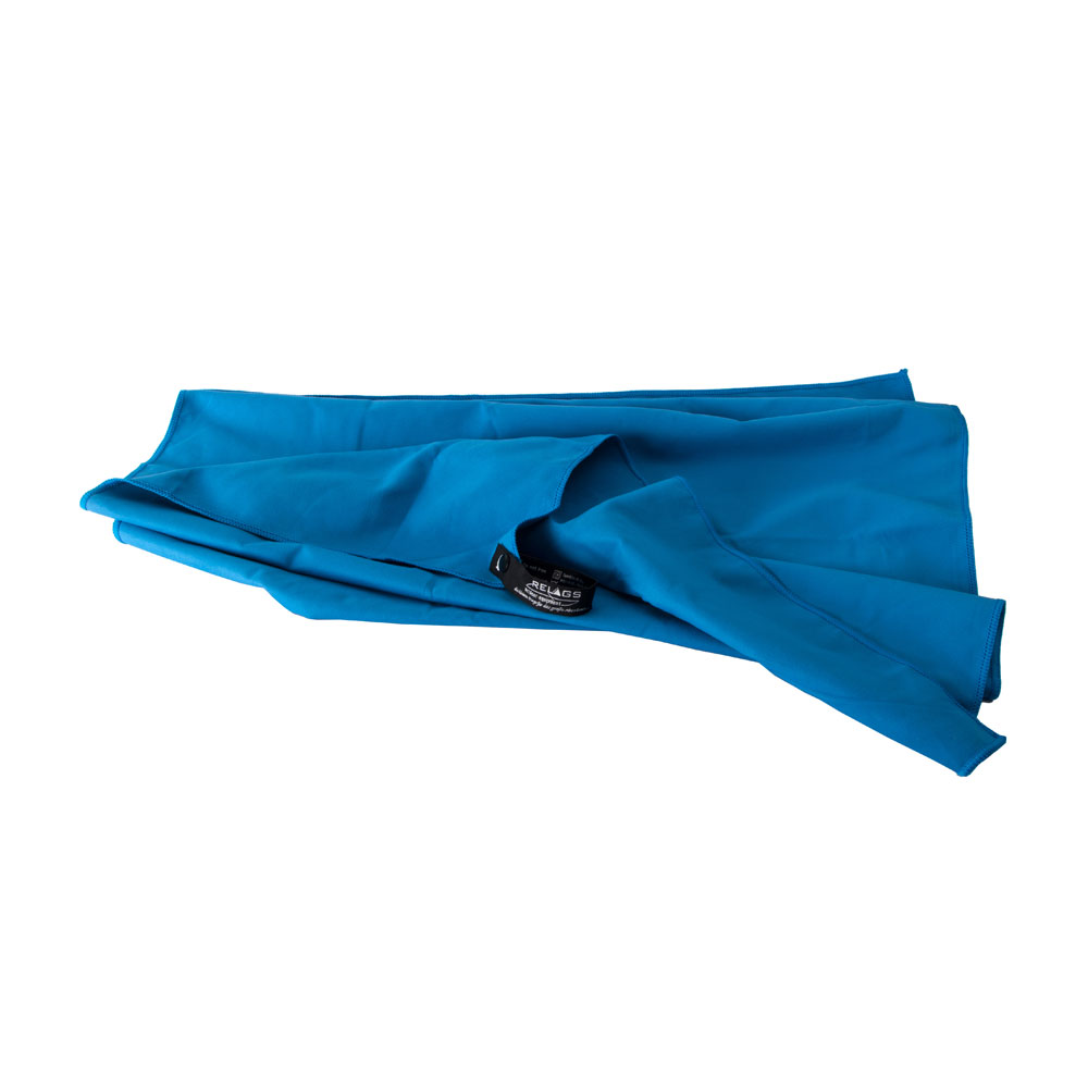Basicnature Velour Microfiber Håndklæde Blå 150   85