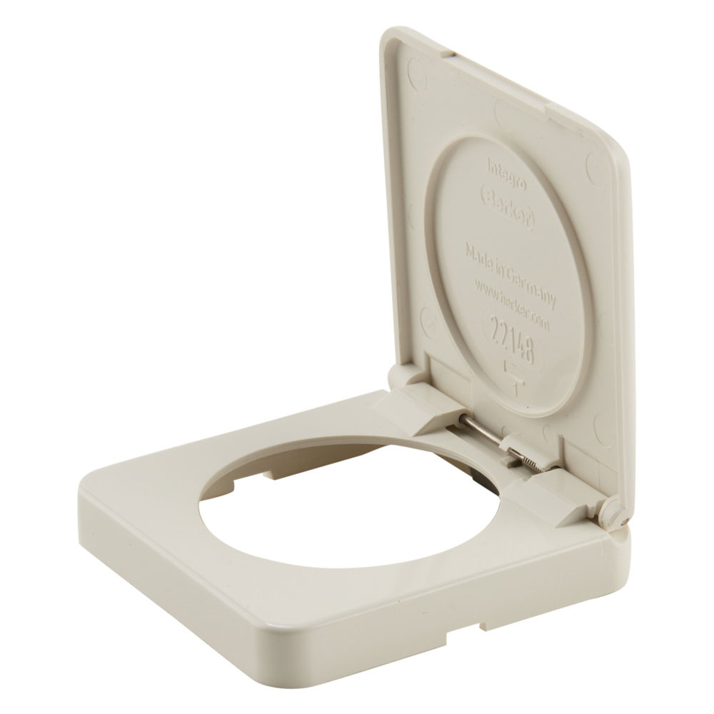 Berker  Integro Classic  Rammer Single Classic Med Klap Hvid