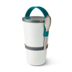 Black   Blum Lunch Pot Original White Ocean Str  300ml 600ml Madkasse