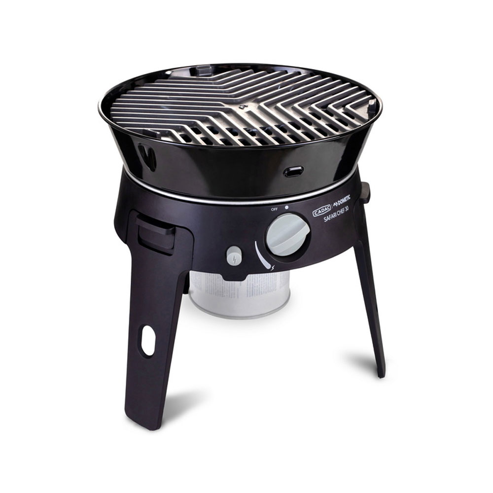 Cadac Safari Chef 30   Deluxe Gasgrill Til Gasdåse