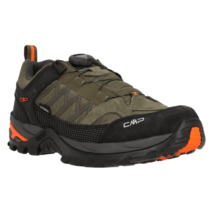 Cmp Rigel Low Fitgo   Herre   Mænd  Olive Flame-41 Vandresko