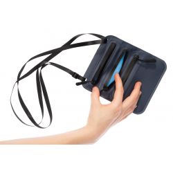 Cocoon Secret Neck Wallet 19x16   Navy Blue Pengekat