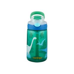 Contigo Gizmo Flip Green Jungl Dino  420ml Autospout Drikkeflaske