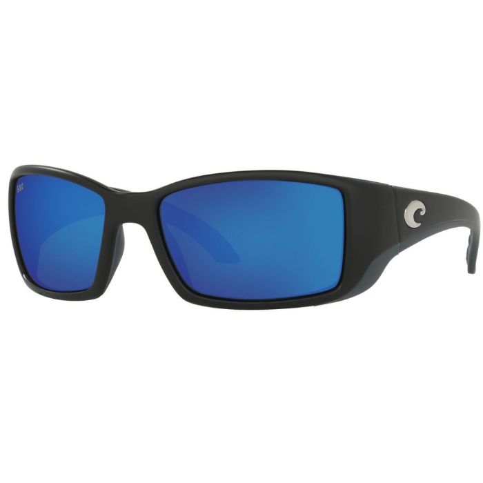 Costa Blackfin 580p Matte Black Blue Mirror