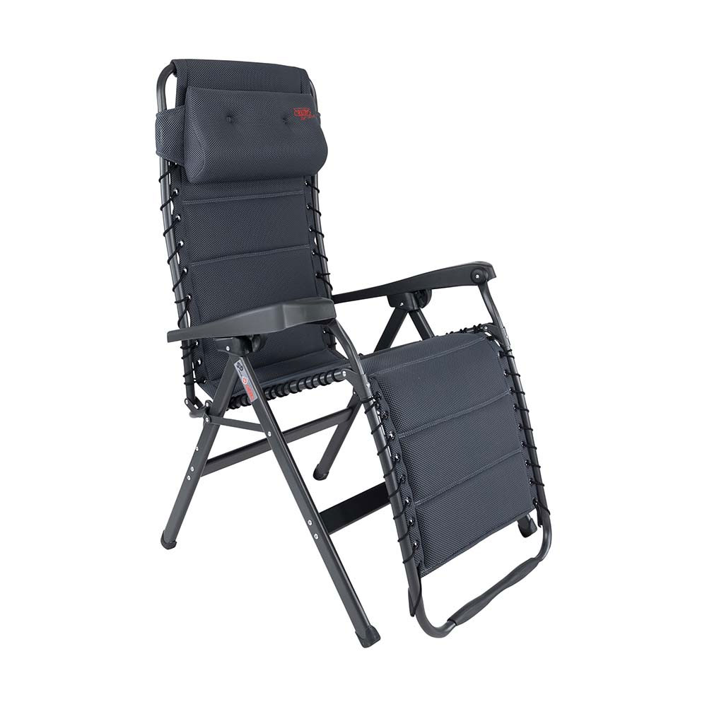 Crespo Relaxstol Air Deluxe Med Nakkepude Ap232 Grå