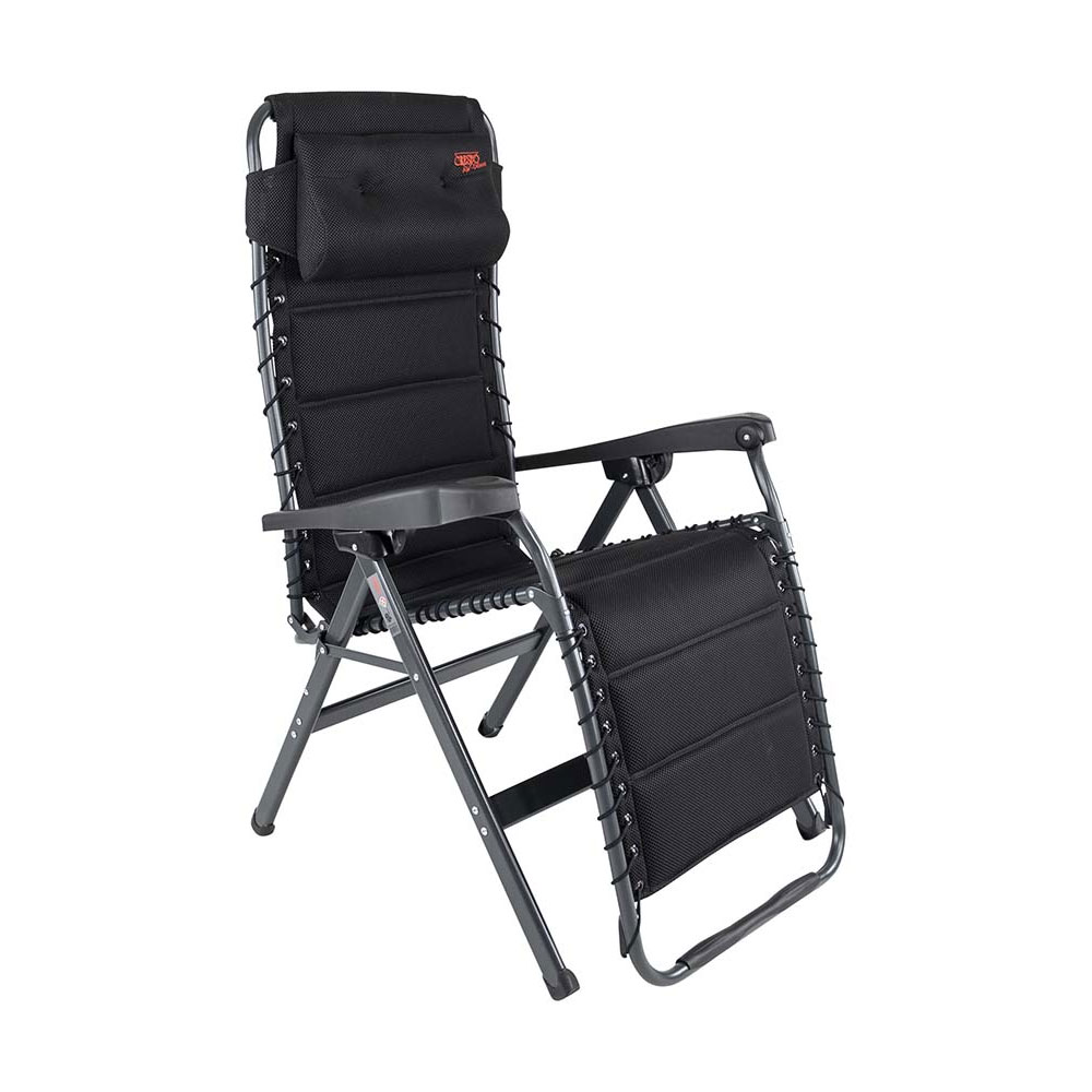 Crespo Relaxstol Air Deluxe Med Nakkepude Ap232 Sort