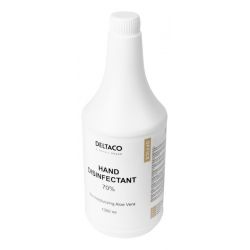 Deltaco Hand Disinfectant With Aloe Vera  70  1000    White Hygiejne