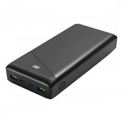 Deltaco Power Bank 30 000 Mah  1x Usb-     2x Usb-  Qc3   Powerbank