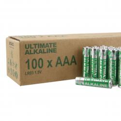 Deltaco Ultimate Alkaline Aaa Battery Nordic Swan Ecolabel 100pack Batteri
