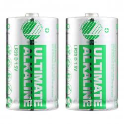 Deltaco Ultimate Alkaline Batteries  Lr20   Size   -pack Batteri