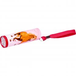Die Spiegelburg Small Torch With   Leds Horse Friends  Grøn Knap  Lommelygte