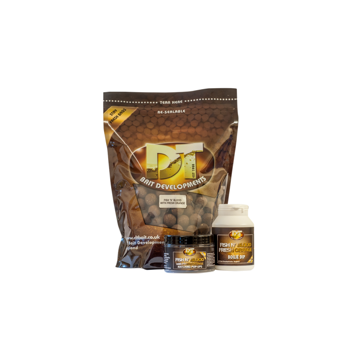 Bait Fish And Blood Fresh Orange Boilies