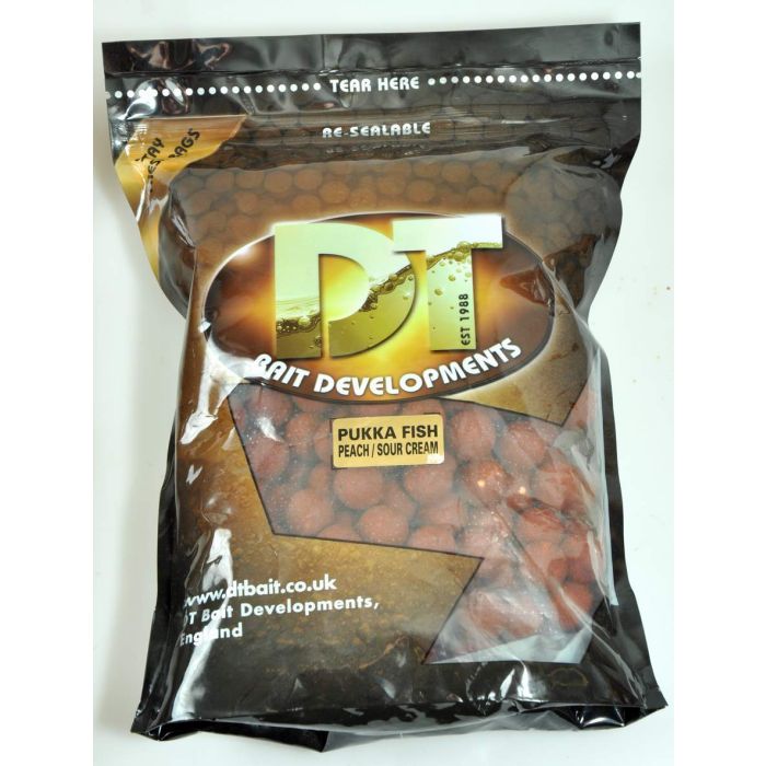 Bait Pukka Fish Mix Peach Sour Cream Boilies
