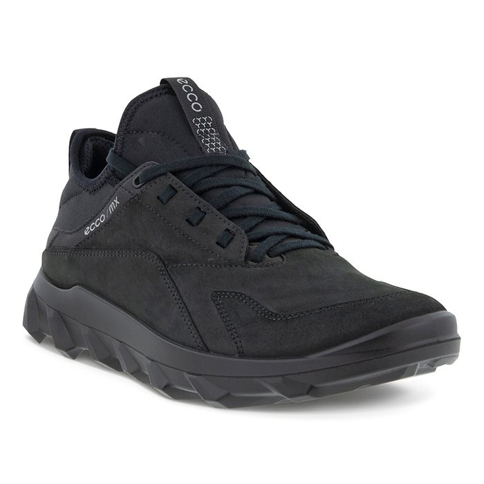 Ecco   Low Nubuck Herre   Mænd  Black-41 Vandresko