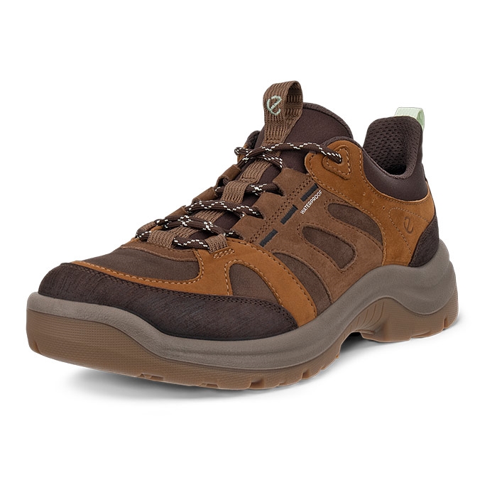 Ecco Offroad Leather Waterproof Kvinder   Damer  Cacao-36 Vandresko