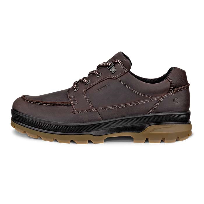 Ecco Rugged Track Waterproof Moc Toe  Coffee-48 Vandresko