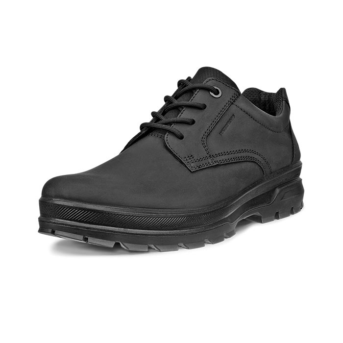 Ecco Rugged Track Waterproof Plain Toe Herre   Mænd  Black-41 Vandresko