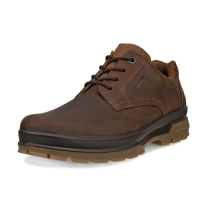 Ecco Rugged Track Waterproof Plain Toe Herre   Mænd  Camel-41 Vandresko