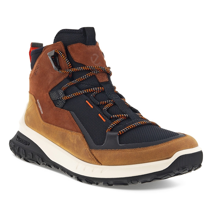Ecco Ult Trn Mid Waterproof Herre   Mænd  Sierra Brun-45 Vandrestøvler