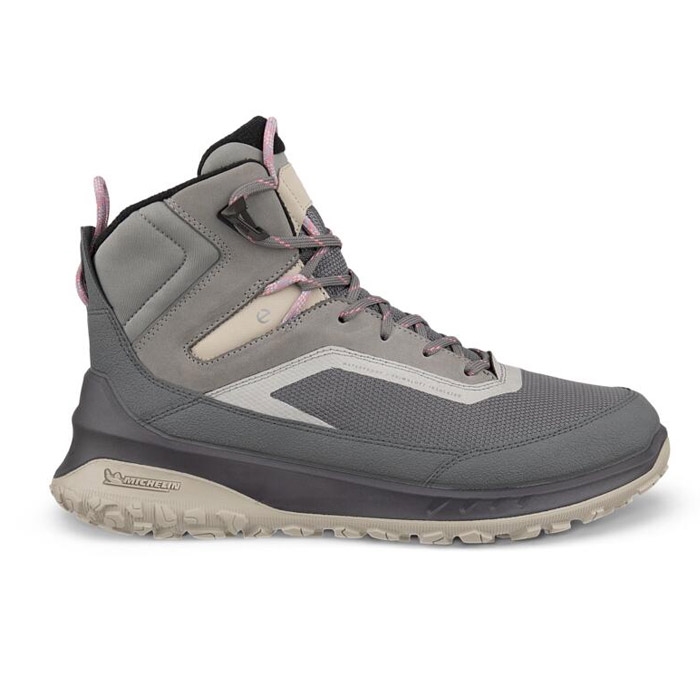 Ecco Ult Trn Mid Waterproof Kvinder   Damer  Steel-36 Vandrestøvler