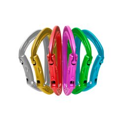 Edelrid Mission Sixpack Assorted Colours Str  Pack     Karabinhage