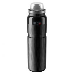 Elite Bottle Fly Mtb Tex Black  Grey Logo 950ml Drikkeflaske
