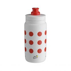 Elite Bottle Fly Teams 2024 Tour   France Red Polka Dot 550   Drikkeflaske