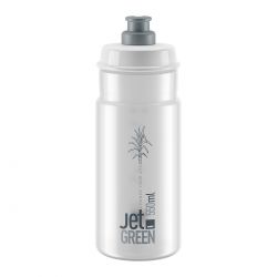 Elite Bottle Jet Green Clear Grey Logo 550ml Drikkeflaske