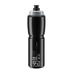 Elite Flaske Jet Black  Grey 950ml Drikkeflaske