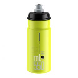 Elite Flaske Jet Gul Fluo  Sort Logo 550ml Drikkeflaske