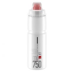 Elite Flaske Jet Plus Clear  Red Logo 750ml Drikkeflaske