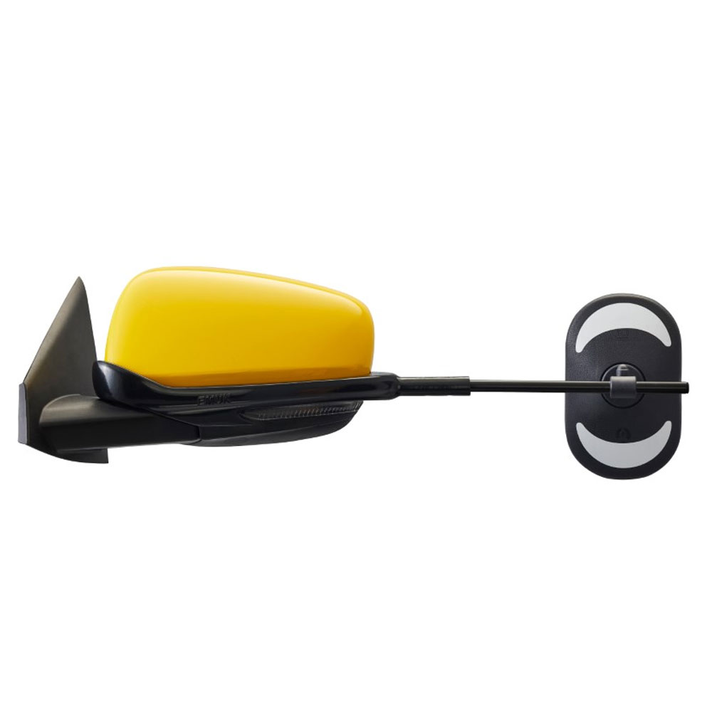 Emuk Campingspejle Renault Scénic    Nov  2016   Inkl    Stk  Standard Spejlhoveder Med Konveks Spejlglas