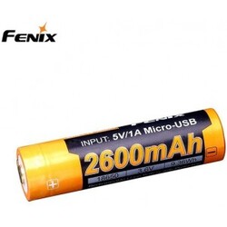 Fenix Batteries 18650 2600 Mah Usb Batteri