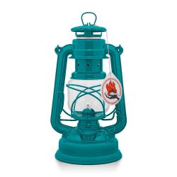 Feuerhand Hurricane Lantern 276 Teal Blu Lanterne