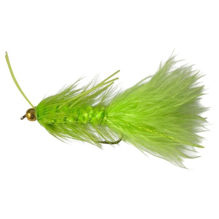 Fishmadman Woolly Bugger Chartreuse   Rubberlegs