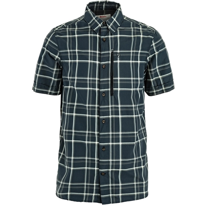Fjällräven Abisko Hike Shirt   Herre   Mænd-dark Navy   Chalk White-   Skjorter