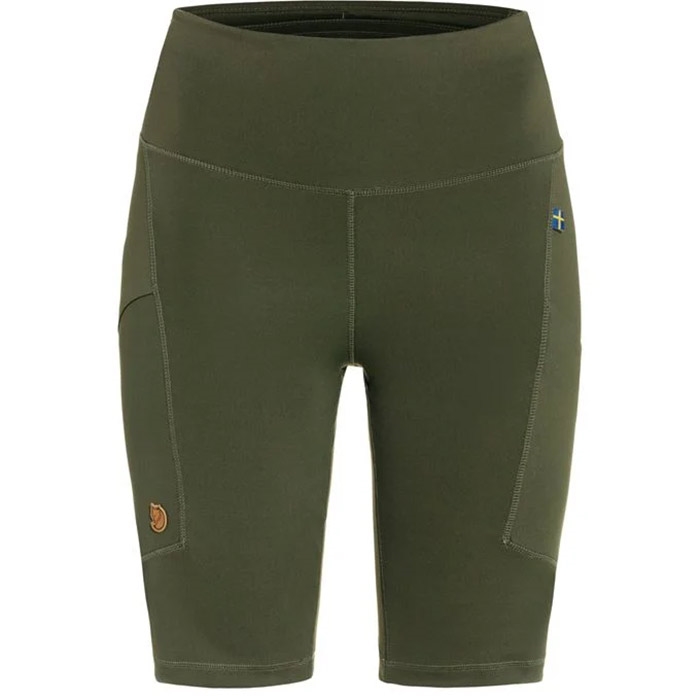 Fjällräven Abisko Short Tights Kvinder   Damer-deep Forest-  Tights