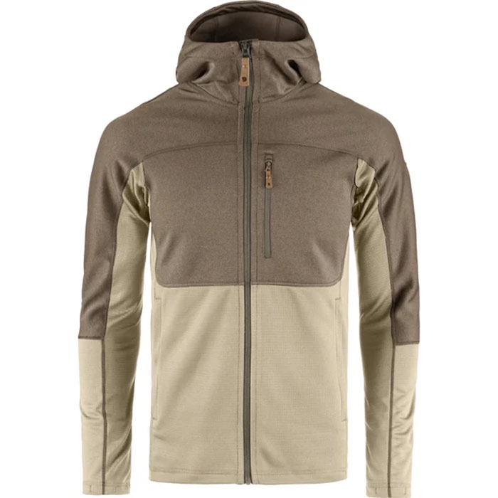 Fjällräven Abisko Trail Fleece-fossil   Suede Brown-   Fleecejakker