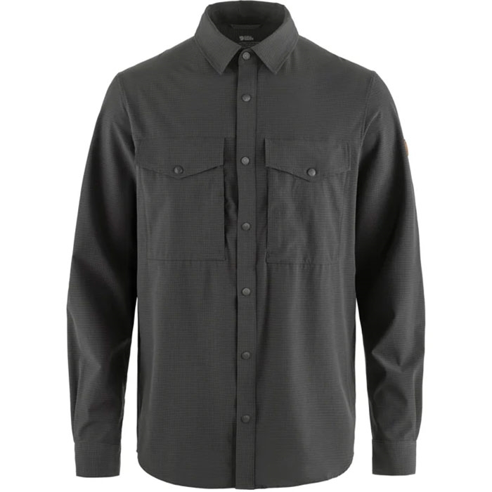 Fjällräven Abisko Trekking Shirt   Herre   Mænd-dark Grey-   Skjorter