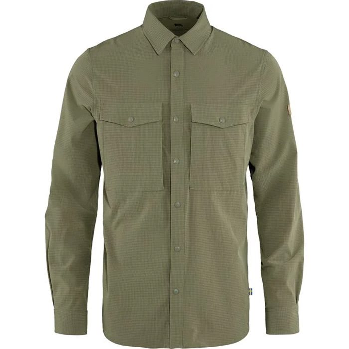 Fjällräven Abisko Trekking Shirt   Herre   Mænd-light Olive-   Skjorter